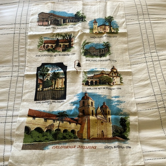 Vintage • 2 California tea towels - Picture 2 of 8
